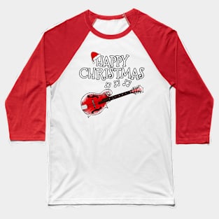 Christmas Mandolin Mandolinist Musician Xmas 2022 Baseball T-Shirt